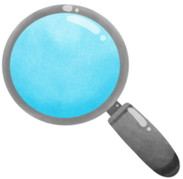 Magnifying glass Flat illustration png