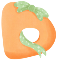 Ribbon with Alphabet D png