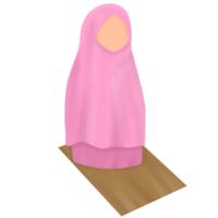 salat moslim vrouw png