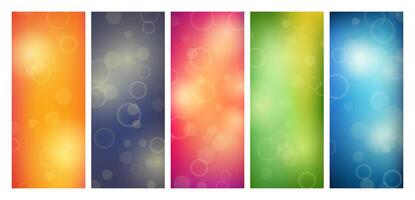 Abstract background with blur bokeh light effect vector