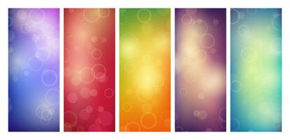 Abstract background with blur bokeh light effect vector