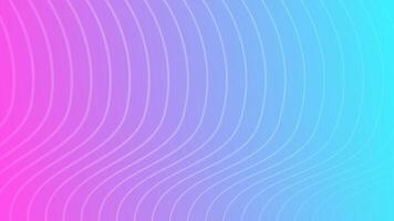 Modern colorful gradient background with wave lines vector