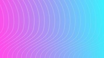 Modern colorful gradient background with wave lines vector