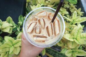 iced coffee , iced latte coffee or iced cappuccino coffee photo