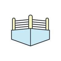 Boxing ring icon vector design templates simple and modern