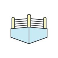 Boxing ring icon vector design templates simple and modern