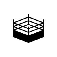 boxeo anillo icono vector diseño plantillas sencillo y moderno