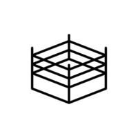 Boxing ring icon vector design templates simple and modern
