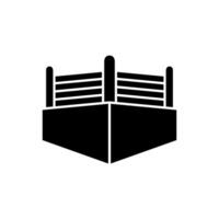 boxeo anillo icono vector diseño plantillas sencillo y moderno