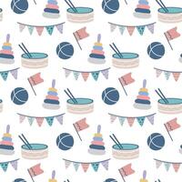 Children's items for the game background vector