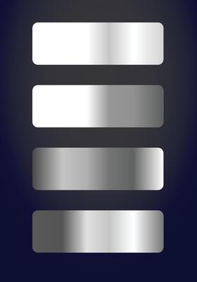 Collection of silver gradient palette background