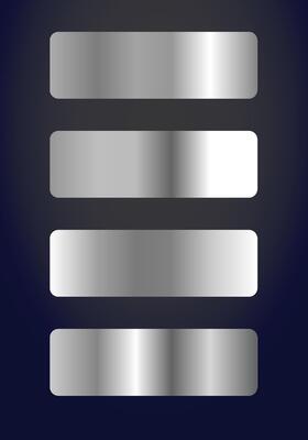 Collection of silver gradient palette background