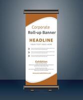 vector rollup banners template with business presentation design template