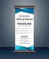 vector rollup banners template with business presentation design template