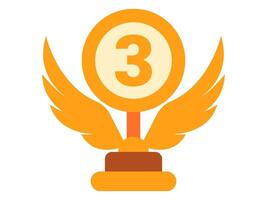 reward and badges design, achievement series victory emblem combination vector