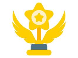 reward and badges design, achievement series victory emblem combination vector
