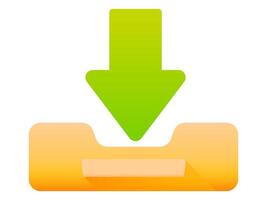 3d user interface apps element concept for mobile and web user illustrative icon menu vector