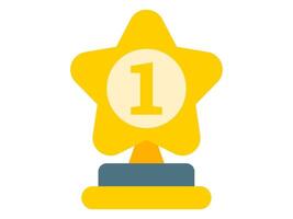 reward and badges design, achievement series victory emblem combination vector