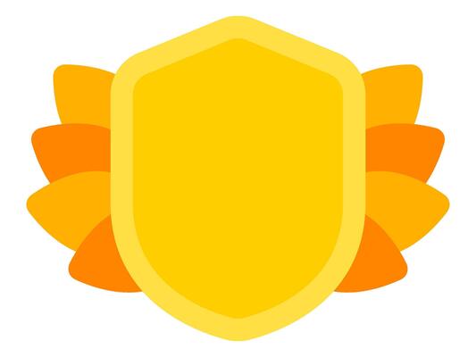 reward and badges design, achievement series victory emblem combination