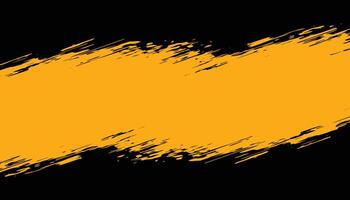 abstract black and yellow grunge background design vector