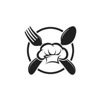 restaurante logo icono vector
