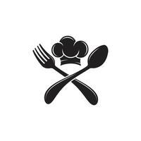 restaurante logo icono vector