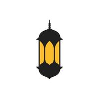 islamic lantern icon vector