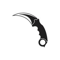 karambit icon vector