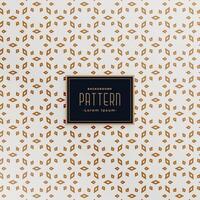 attractive islamic style white and gold pattern background vector