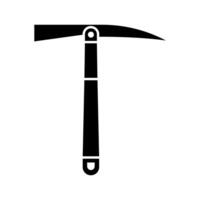 Pick icon vector. Pick axe illustration sign. Extraction symbol.  Mine logo. vector