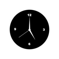reloj icono vector. hora ilustración signo. pared reloj símbolo. reloj logo. vector