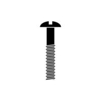 Self-tapping screw icon vector. Screw illustration sign. Bolt symbol or logo. vector