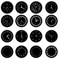 Watch icon vector. Time illustration sign. Wall Clock symbol. Clock logo. vector