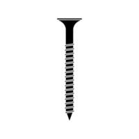 Self-tapping screw icon vector. Screw illustration sign. Bolt symbol or logo. vector