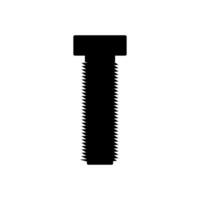Autoperforantes tornillo icono vector. tornillo ilustración signo. tornillo símbolo o logo. vector