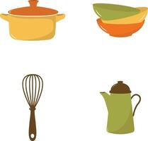 Kitchen Appliances Illustration Collection. vector