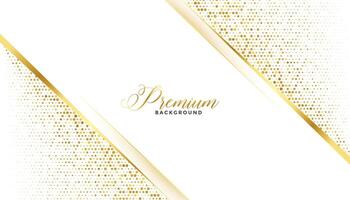 premium golden glitter background royal design vector