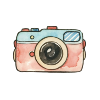 ai généré aquarelle graphique avec une slr caméra png