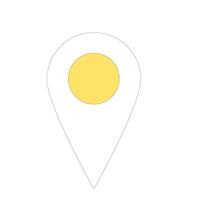 Location sign icon. vector