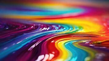 AI generated Liquid colorful abstract background photo