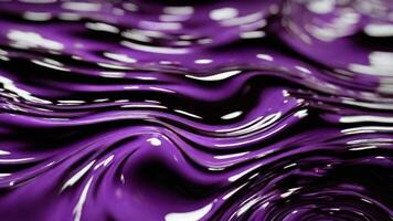 AI generated Liquid purple and black abstract background photo