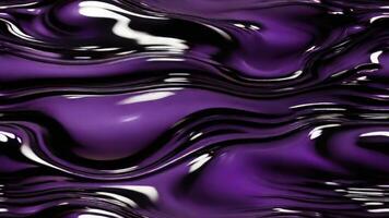 AI generated Liquid purple and black abstract background photo