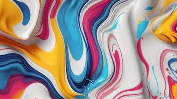 AI generated Liquid colorful abstract background photo