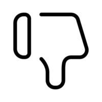 Dislike Icon Vector Symbol Design Illustration