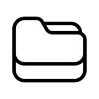 carpeta icono vector símbolo diseño ilustración