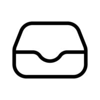 Inbox Icon Vector Symbol Design Illustration