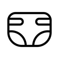 Diaper Icon Vector Symbol Design Illustration