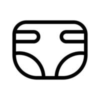 Diaper Icon Vector Symbol Design Illustration