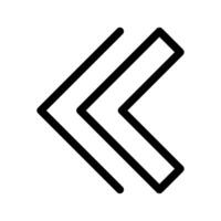 izquierda icono vector símbolo diseño ilustración