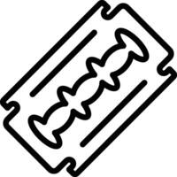 razor blade icon. Barber Blade Icon vector